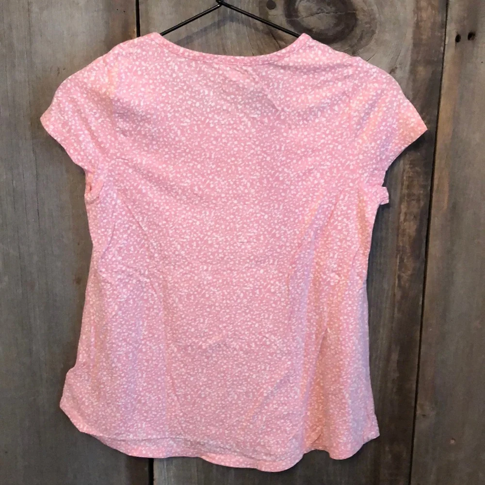 Old Navy Floral Pink A-line Swing Top XL 14 Girls